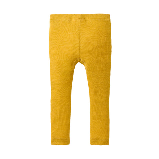 Leggings in lana seta - Giallo