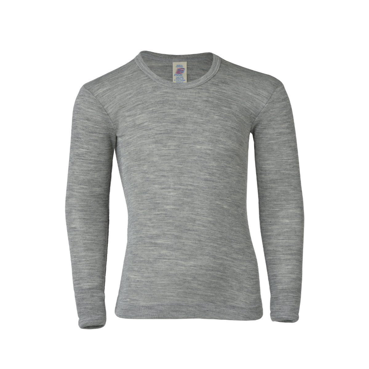 Maglia a manica lunga lana seta Grigio