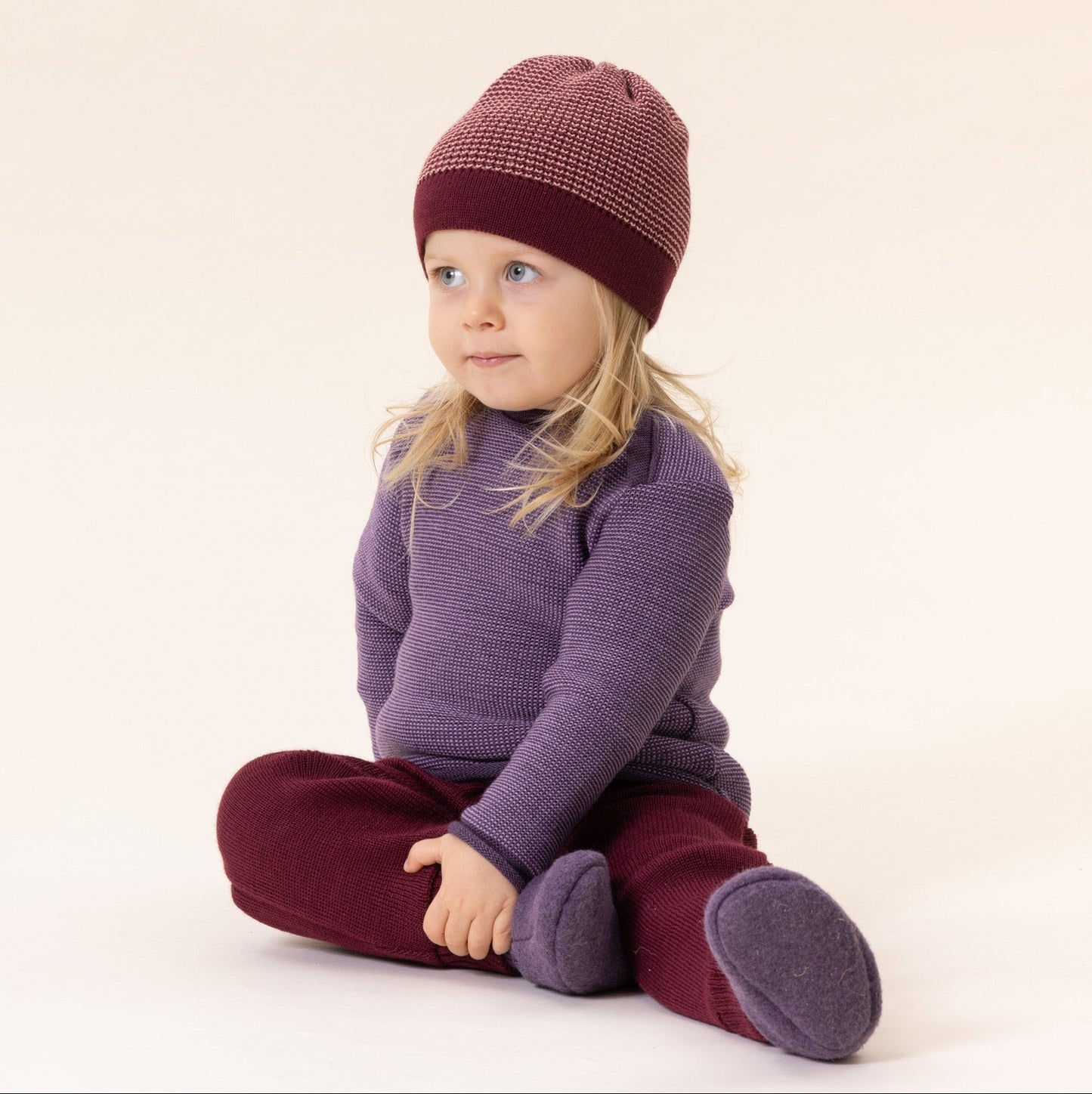 Maglioncino in Lana Merino - Viola