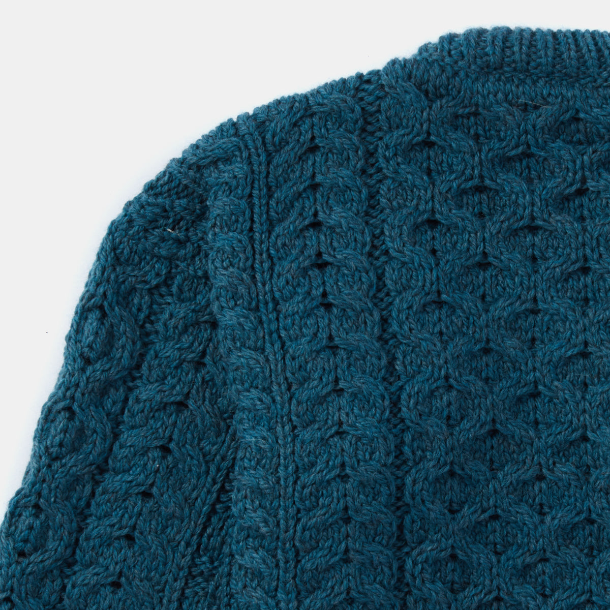 Maglioncino Aran in Lana Irlandese SuperSoft Merino - Ottanio