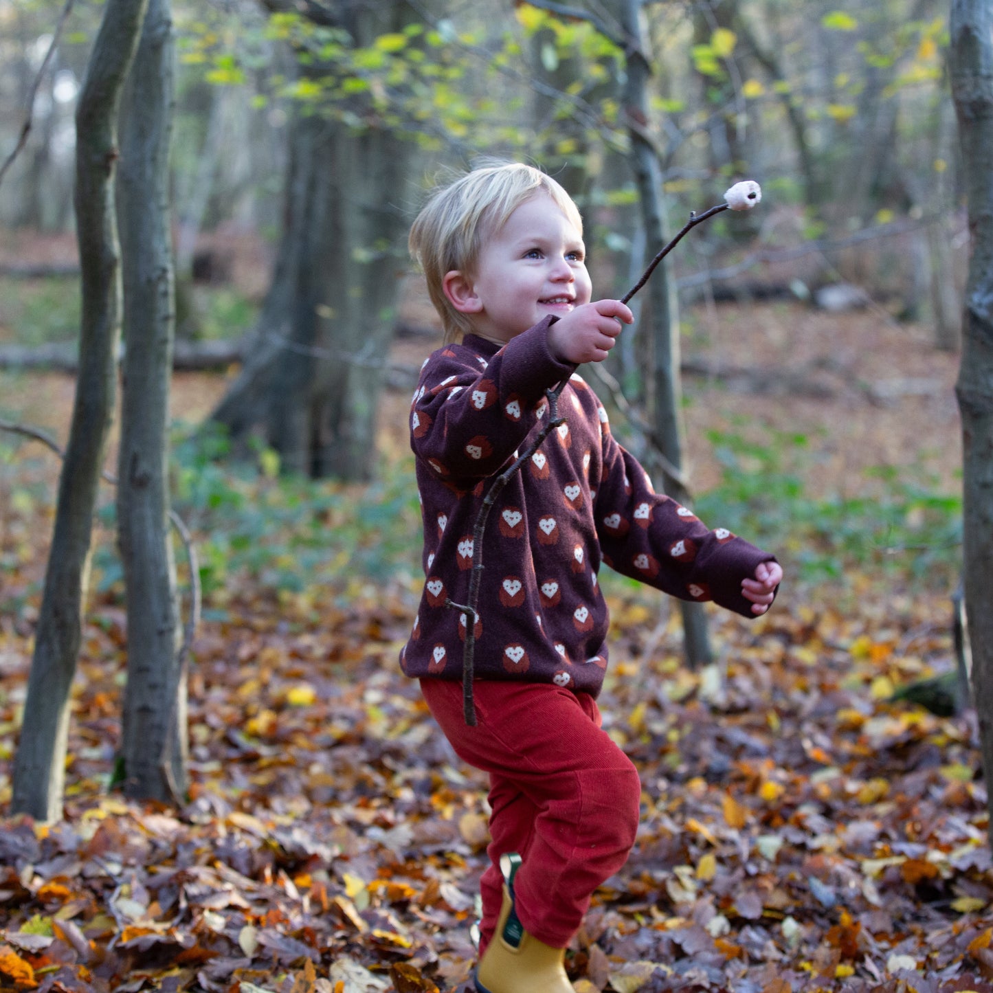 Maglioncino in Cotone Biologico - Gufi