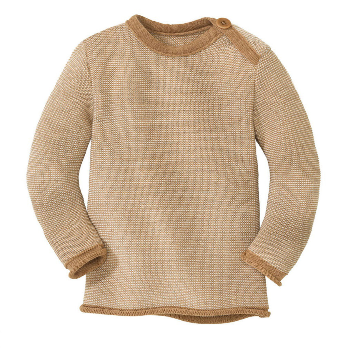 Maglioncino in lana merino Caramello