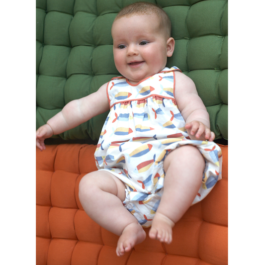 Pagliaccetto in Cotone Biologico - Sardine