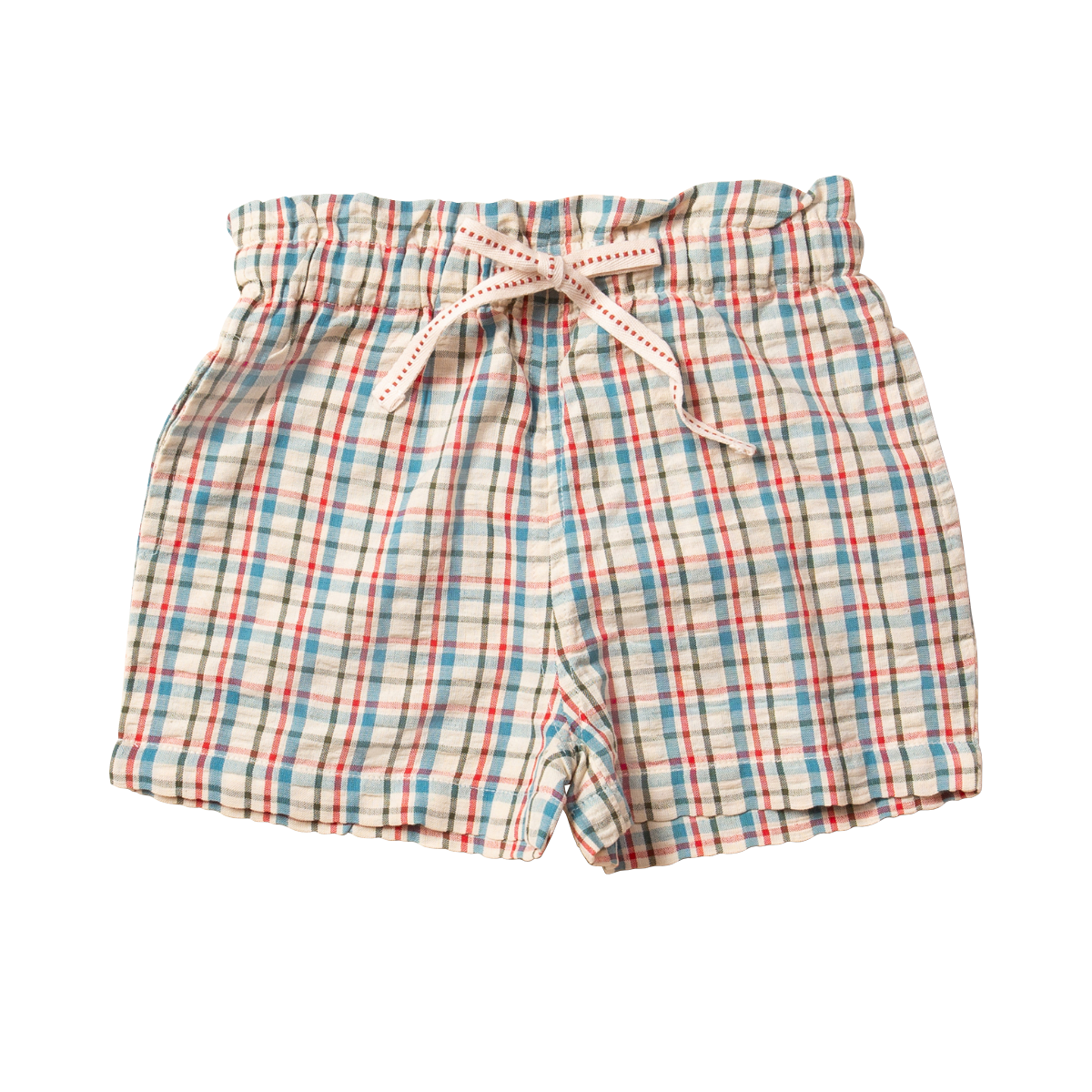 Shorts in Cotone Biologico - Quadretti
