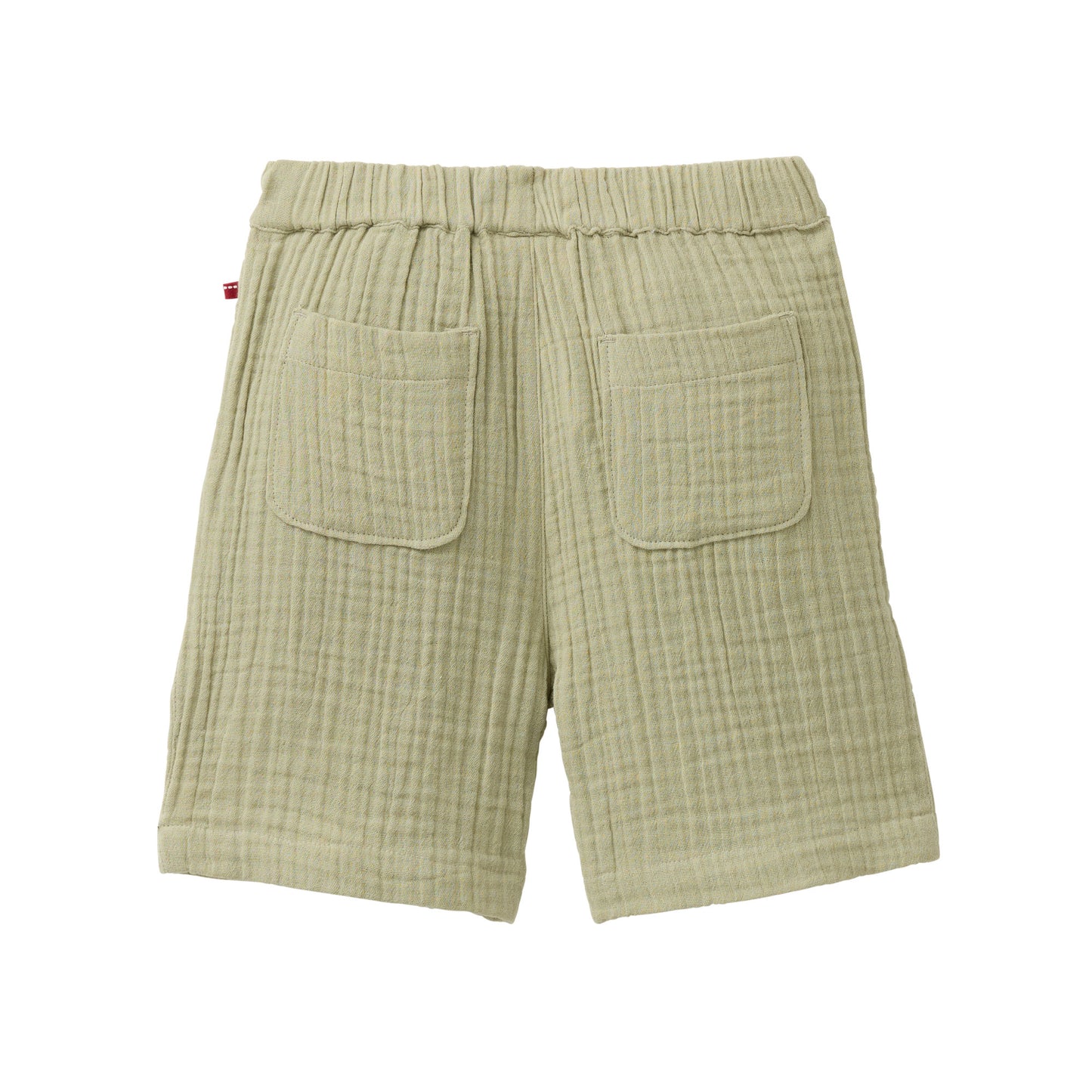 Shorts in mussola di cotone biologico - Salvia