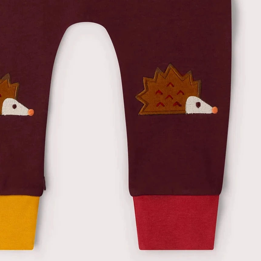 Pantaloni in Cotone Biologico con toppe - Riccio