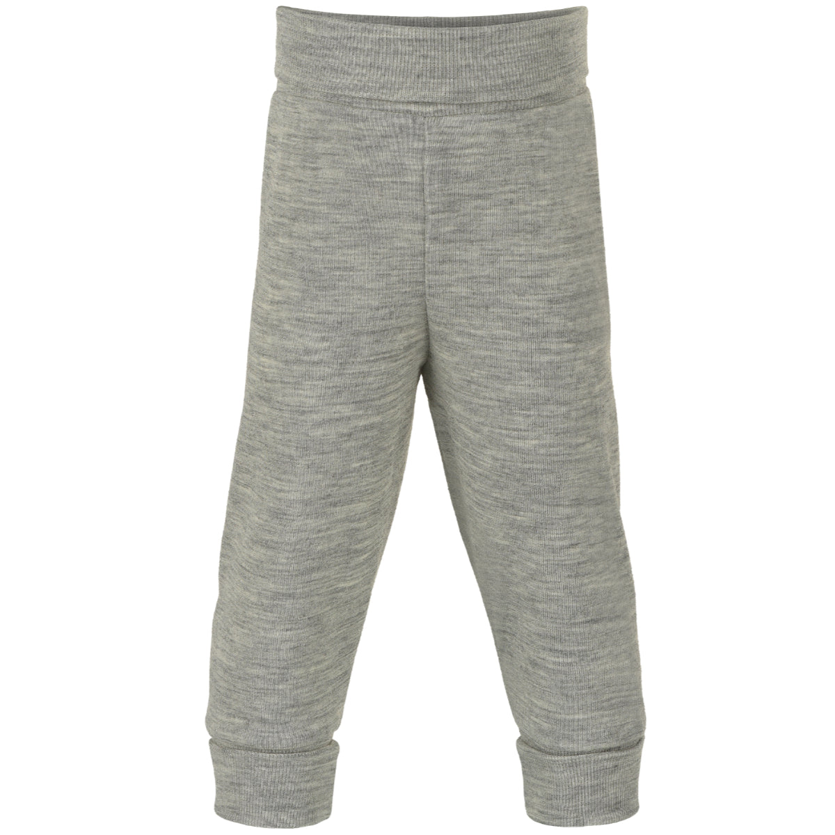 Pantaloni harem lana e seta Grigio