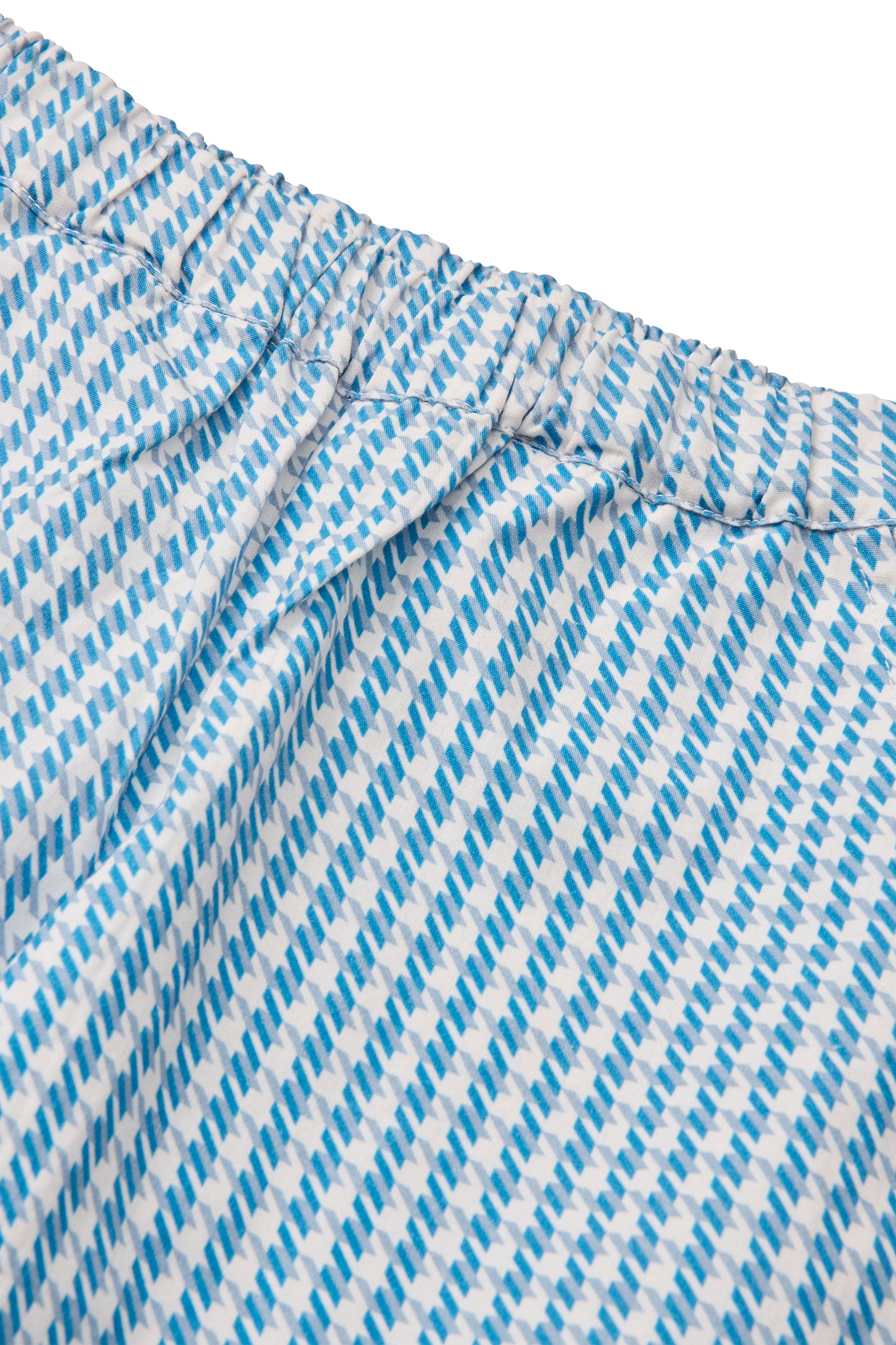 Pantaloni in Cotone Biologico - Mini Pied de Poul Blue