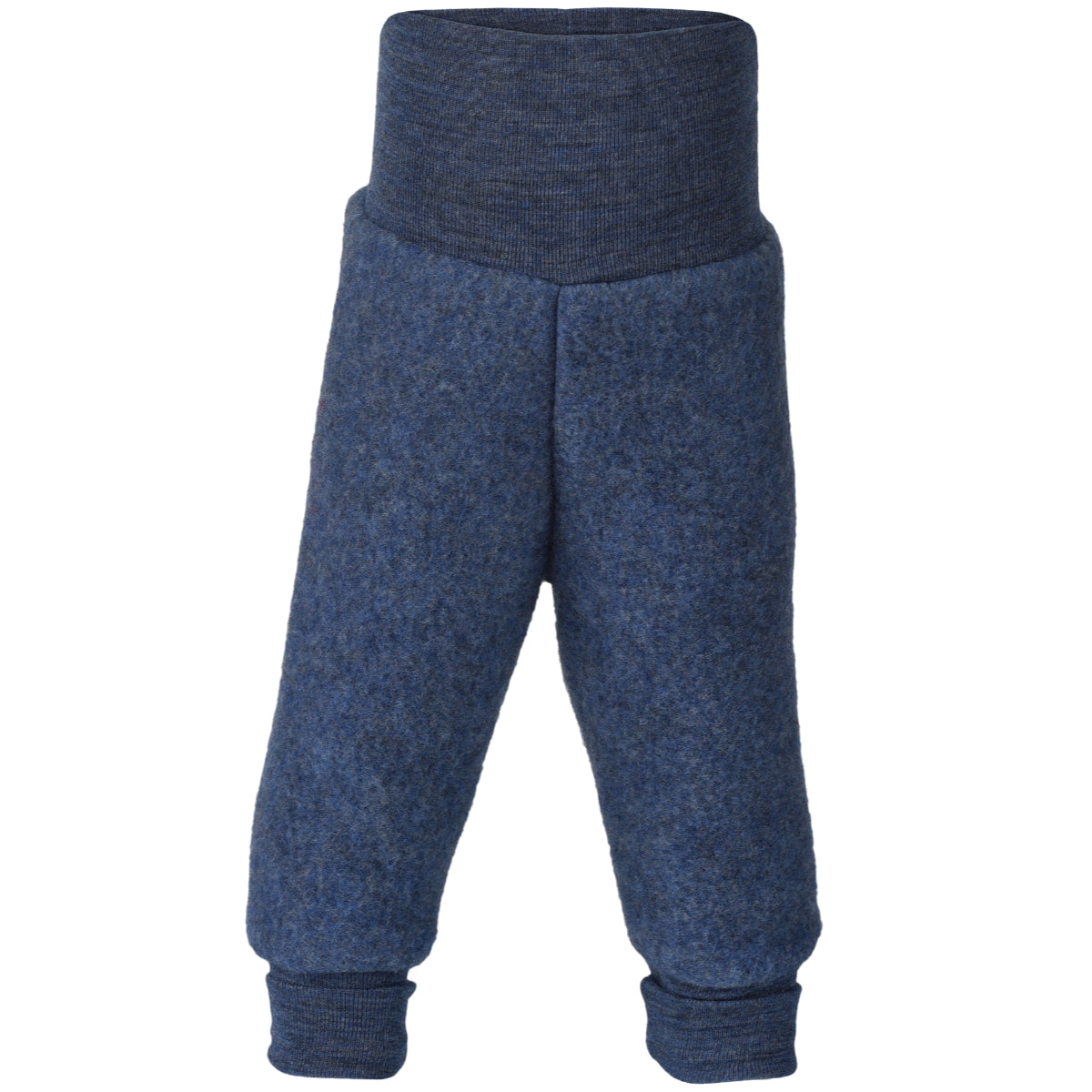 PREORDINE - Pantaloni in pile di lana biologica - Blu