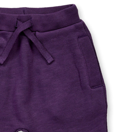 Pantaloni in felpa di Cotone Biologico - Viola