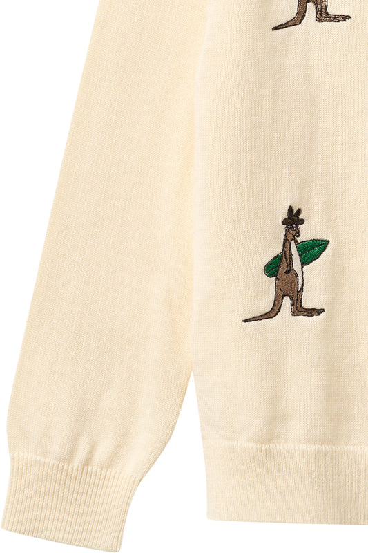 Maglia in Cotone Biologico Knitted - Canguri