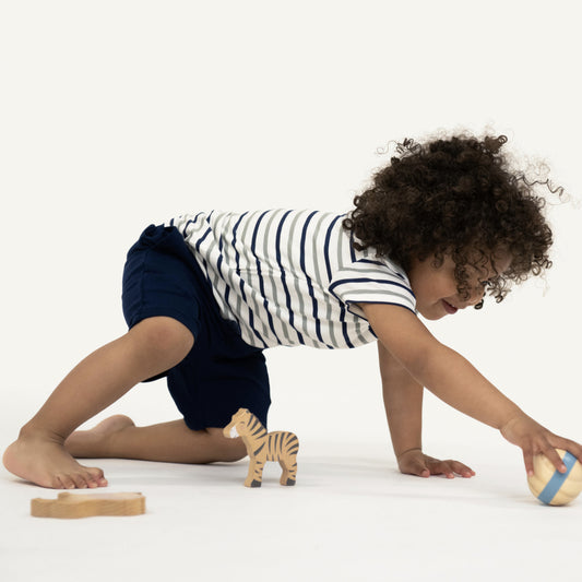 Shorts in Bamboo - Blu