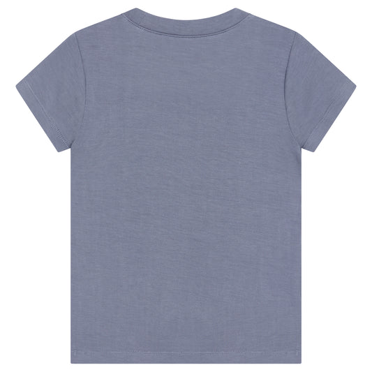 T-shirt in Bamboo - Azzurro
