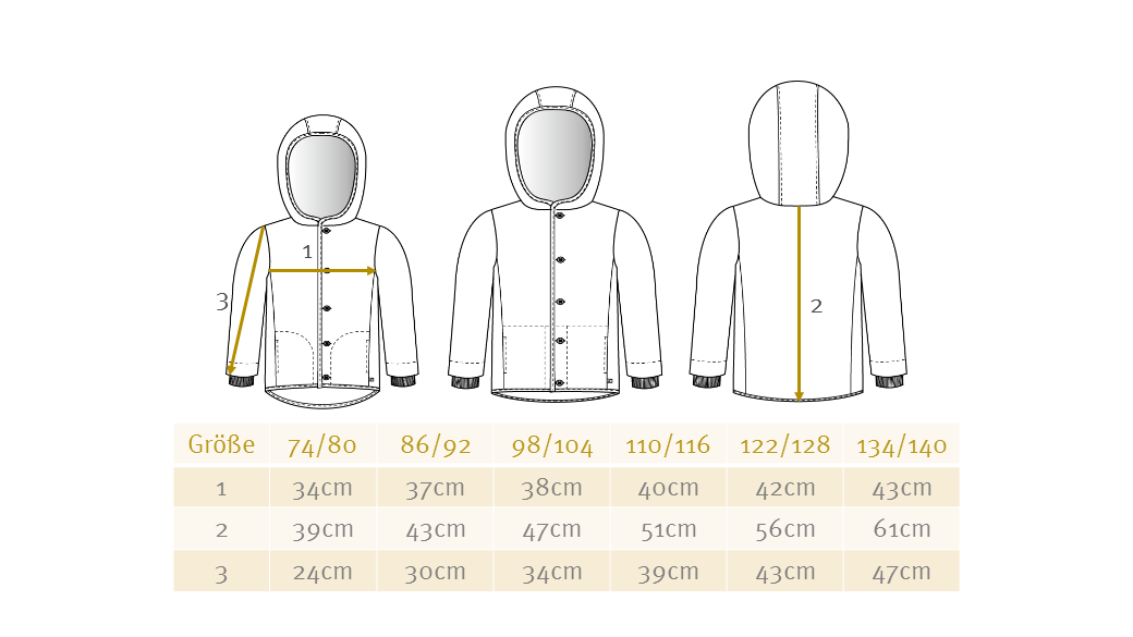 Giacca in lana cotta biologica con zip - Grigio