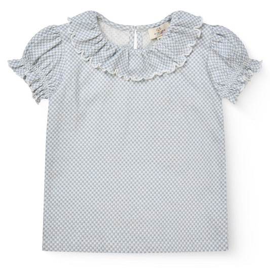 Blusa in Cotone Biologico - Dusty Blue