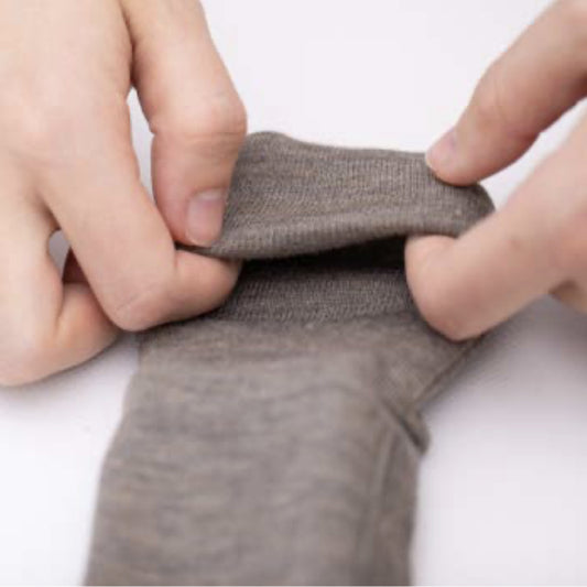 Tutina in lana e seta Noce