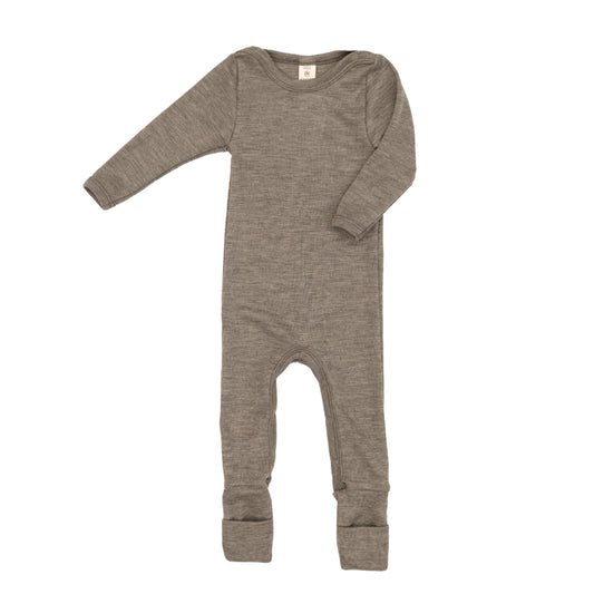 Tutina in lana e seta Noce