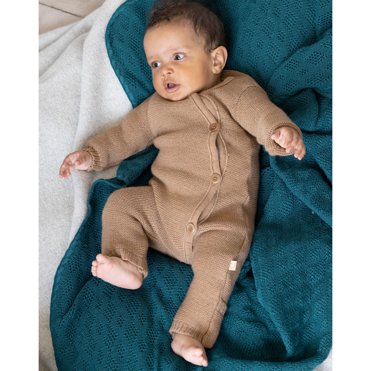 Tutina in lana merino Caramello