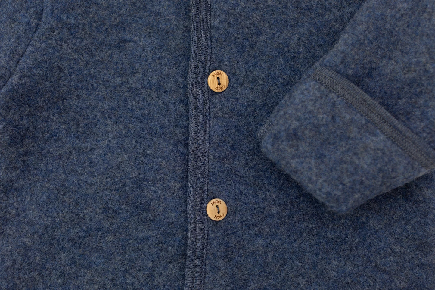 PREORDINE - Tuta da esterno in pile di lana - Blu