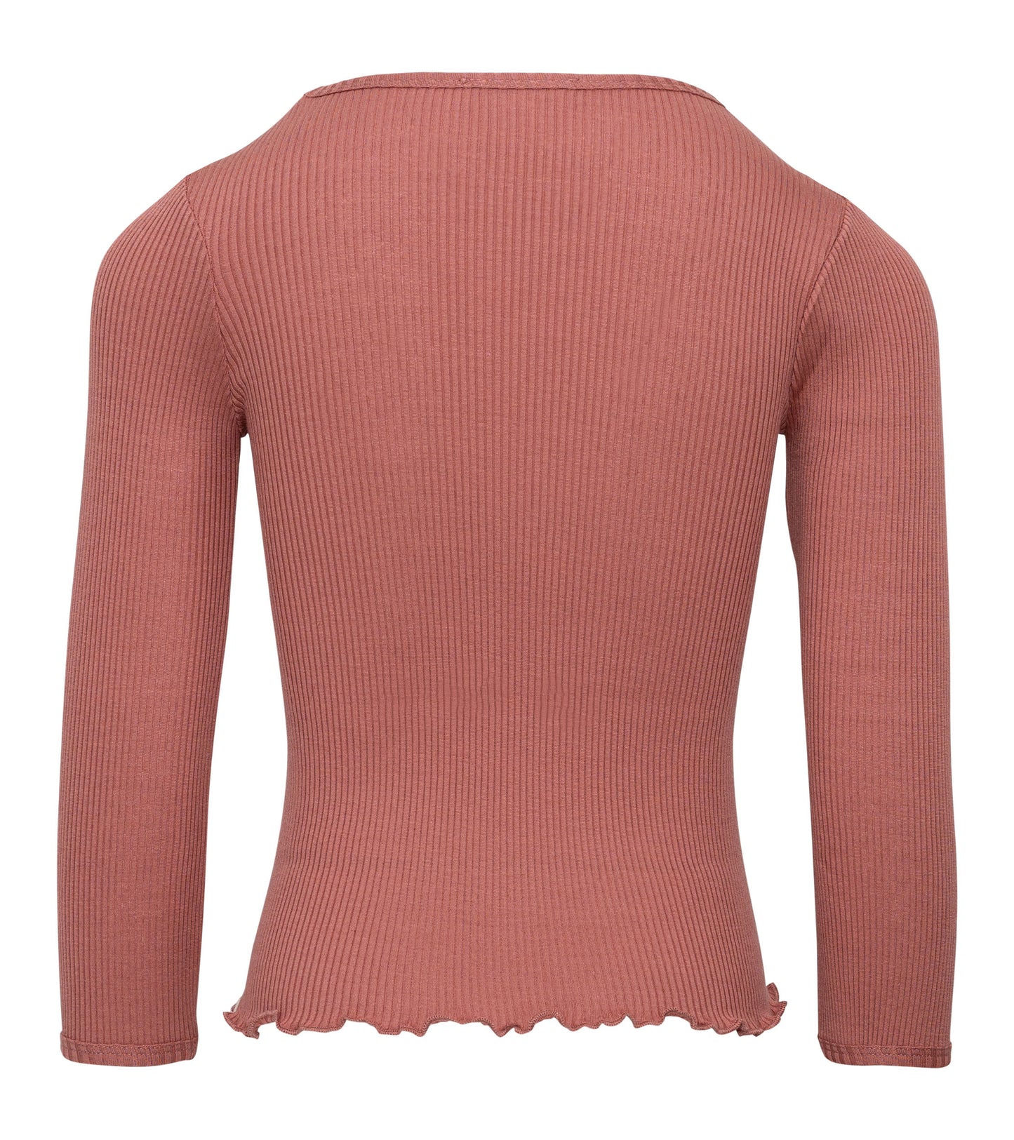 Maglia a manica lunga in seta e cotone Antique red 6-8 anni