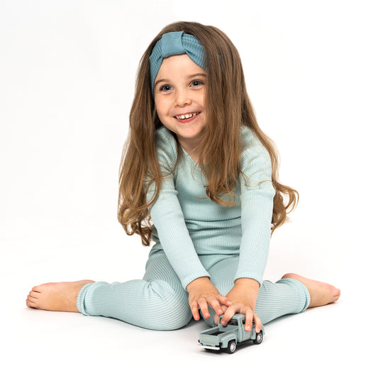 Leggings in Seta e Cotone - Waterfall