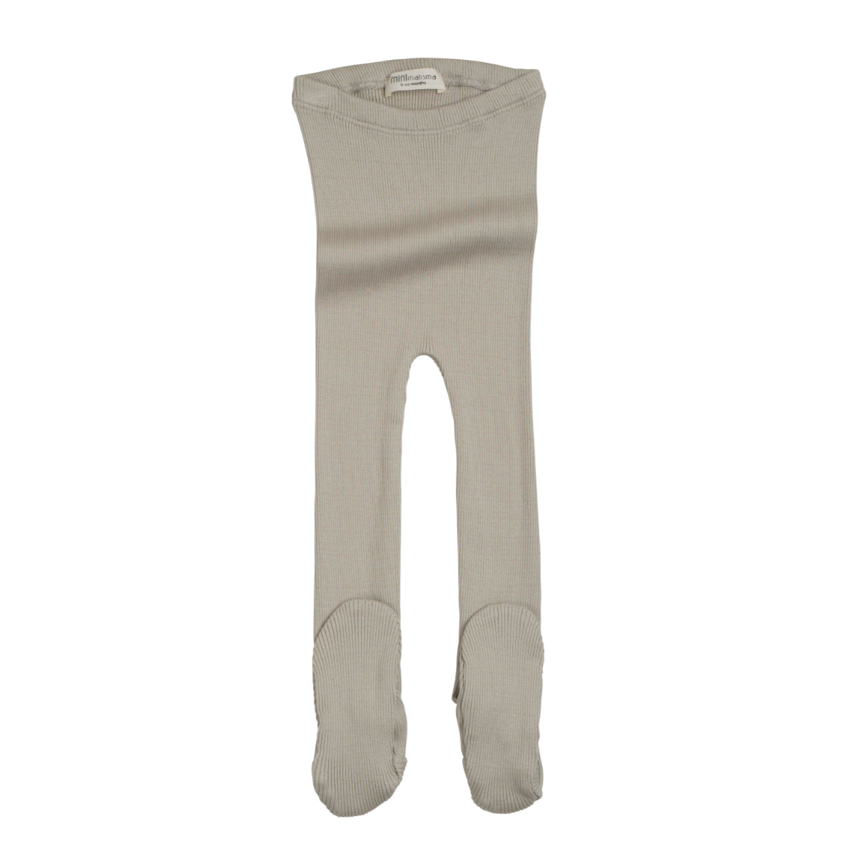 Pantaloni neonato con piedini in Seta e Cotone - Sabbia
