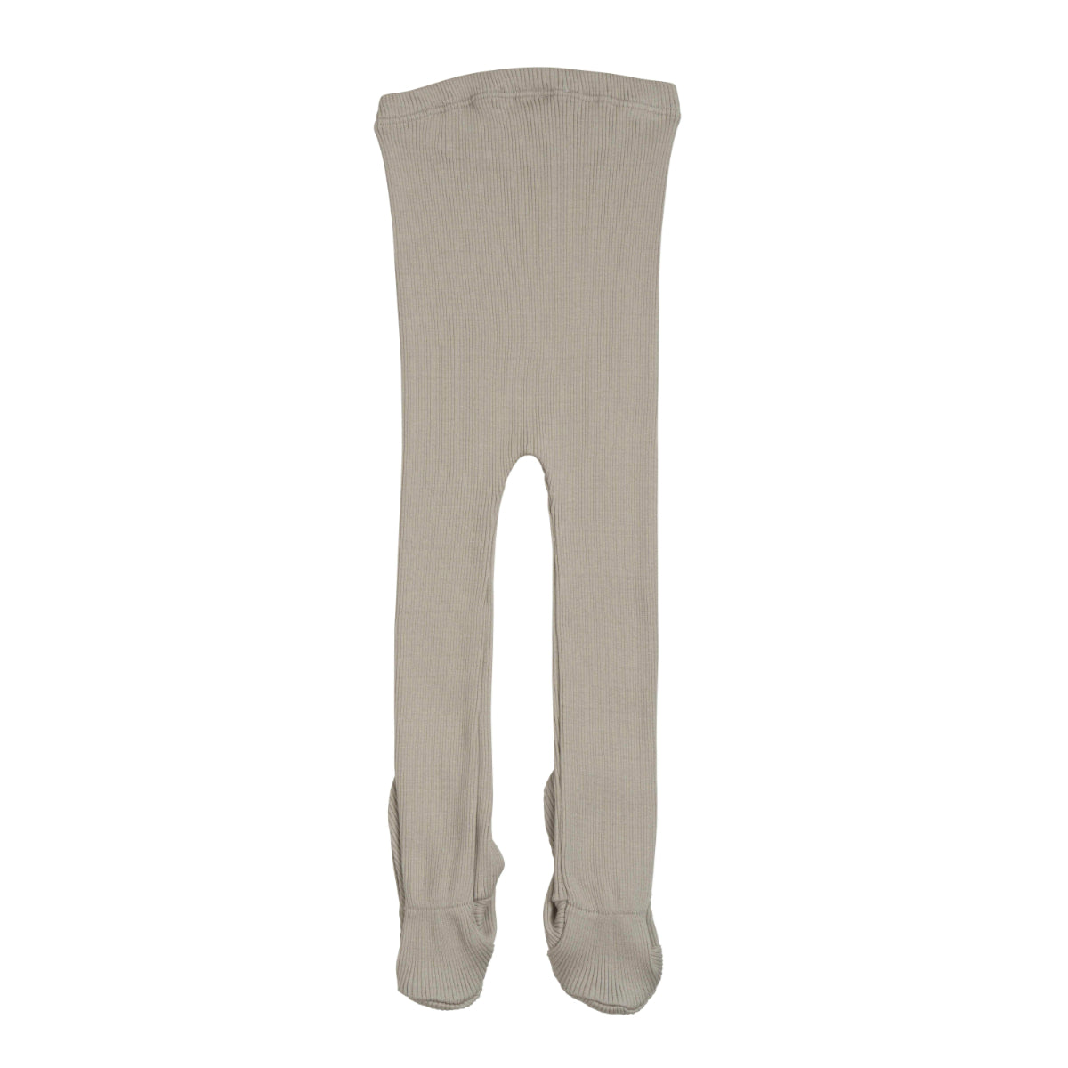 Pantaloni neonato con piedini in Seta e Cotone - Sabbia