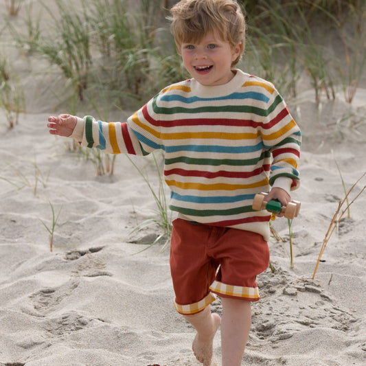 Maglioncino in Cotone Biologico - Righe