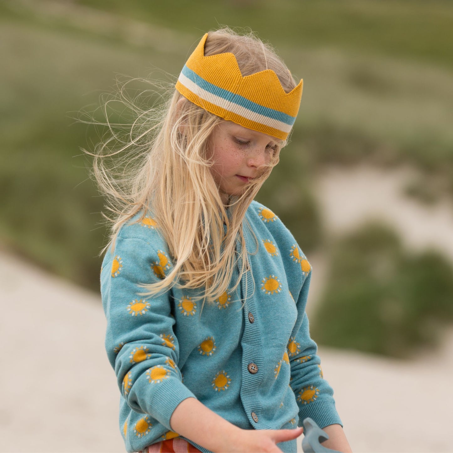 Cardigan in Cotone Biologico - Sole