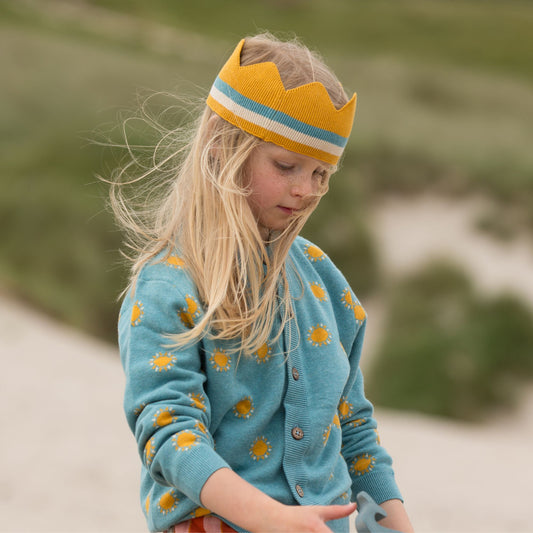 Cardigan in Cotone Biologico - Sole