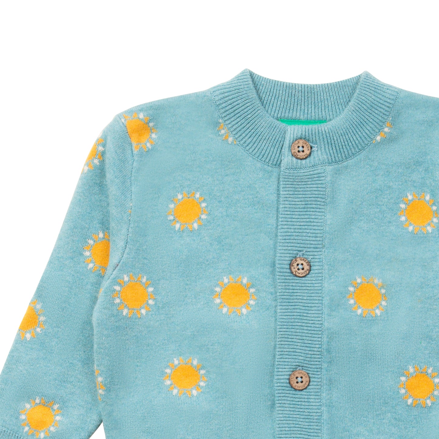 Cardigan in Cotone Biologico - Sole