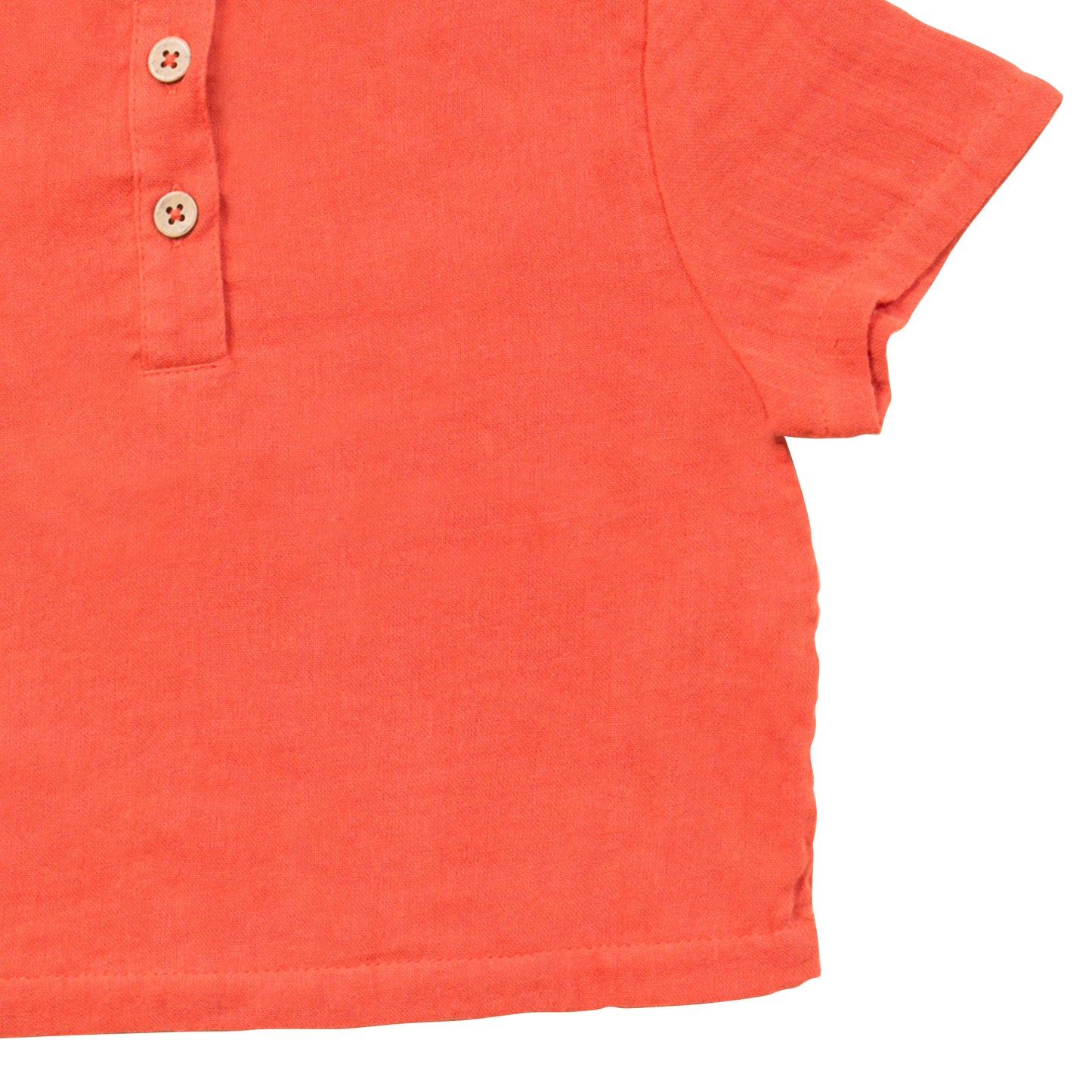T-shirt in mussola di Cotone Biologico - Rosso