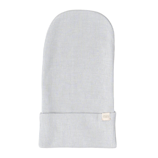 Berretto neonato in Seta e Cashmere - Grigio Chiaro