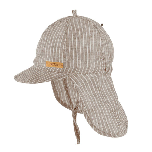 Cappello 100% Lino - Blu