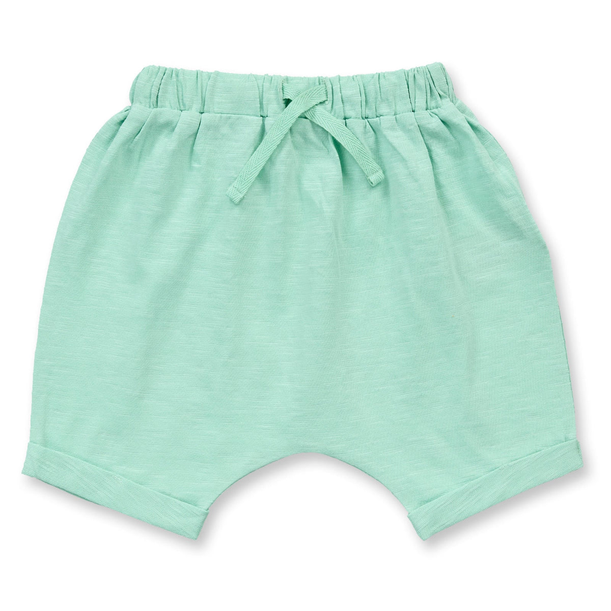 Shorts in Cotone Biologico - Menta