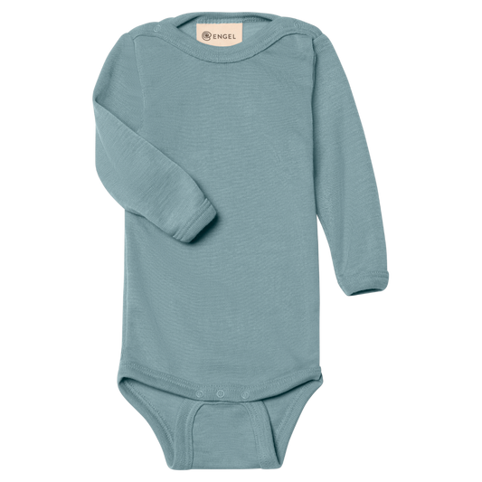 Body manica lunga lana seta - Scollo con bottoni - Colori Vari