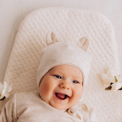 Cuffietta in Tencel e Lino - Ecru