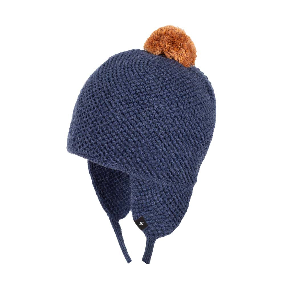 Cuffietta in Lana Cotone e Seta - Blu