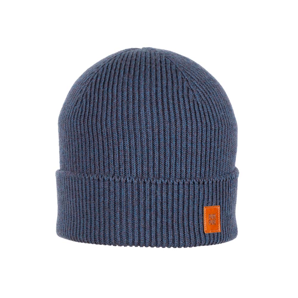 Berretto in Lana Cotone e Seta - Denim