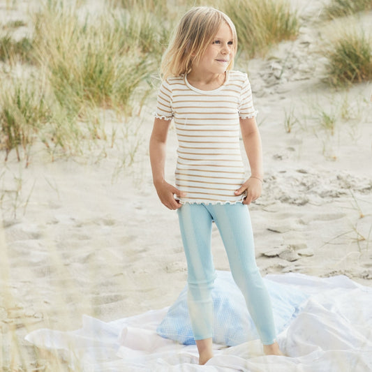 Leggings in Seta e Cotone - Waterfall
