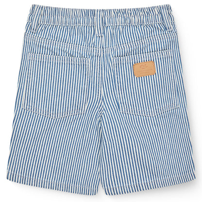 Bermuda in Twill di Cotone Biologico - Millerighe