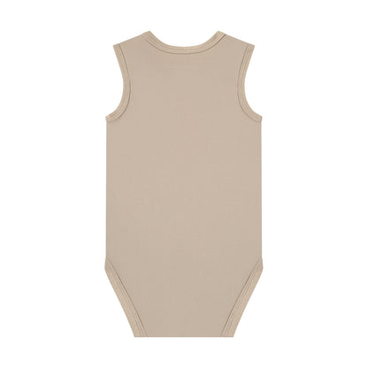 Box 3 pz - Body smanicato in Bamboo e Cotone Bianco/Beige/Rosa