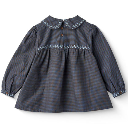 Camicia con ricamo in Cotone Biologico