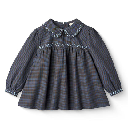 Camicia con ricamo in Cotone Biologico