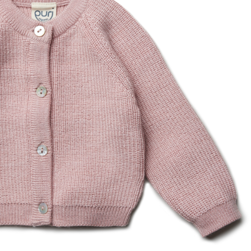 Cardigan in Lana e Seta - Colori vari