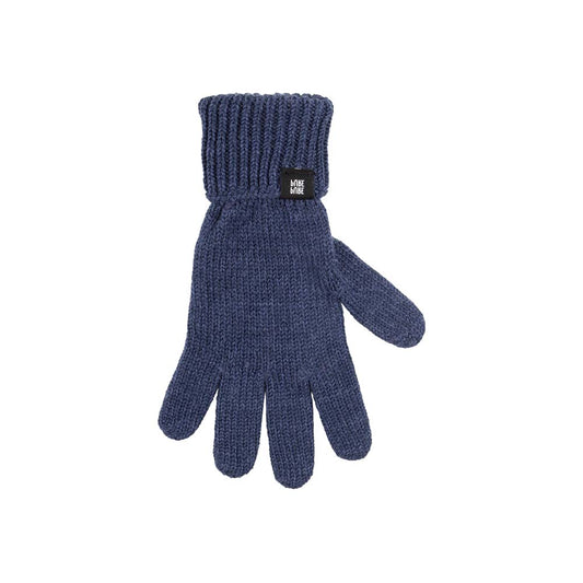 Guanti in Lana Cotone e Seta - Blu