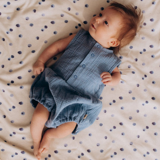 Pagliaccetto in Mussola di Cotone Biologico - Carta da Zucchero