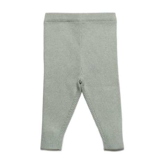 Leggings neonato in Cotone e Lana a costine - Colori vari