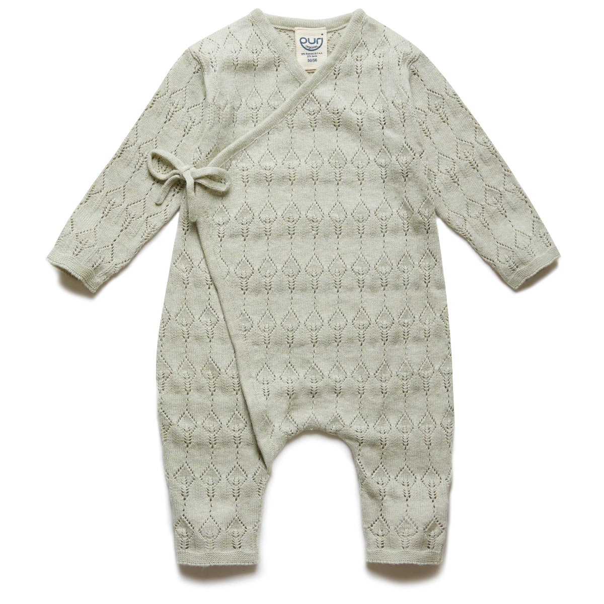 Tutina neonato in Cotone e Seta Ajour - Colori vari