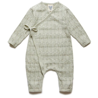 Tutina neonato in Cotone e Seta Ajour - Colori vari